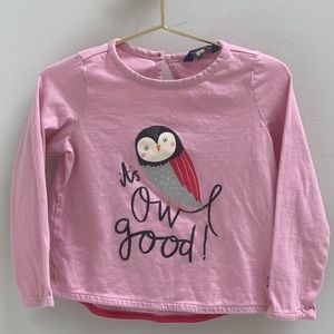 Joules Bessie Owl "It's Owl Good" Tee [2T]